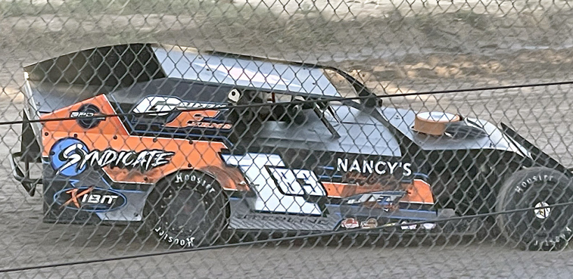 Chad Sterling in his IMCA Modified