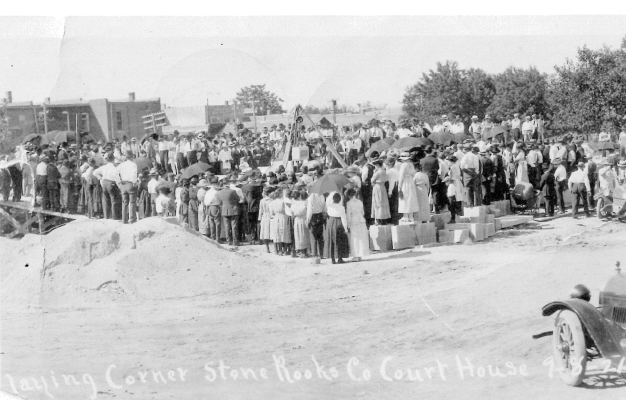 THE LAYING OF THE CORNERSTONE