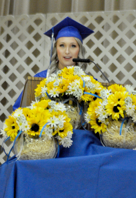 delanee giving speech