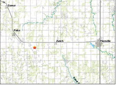 THE EXACT LOCATION of the earthquake can be seen where a star is located on the map above.