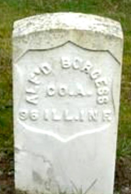 Jonas Alfred Burgess Tombstone