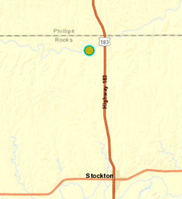 Another earthquake in northern Rooks County