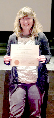 CHELSEY FORESTER received her pastor’s license on Friday, May 2nd at the Bethel Life Center in Wichita.
