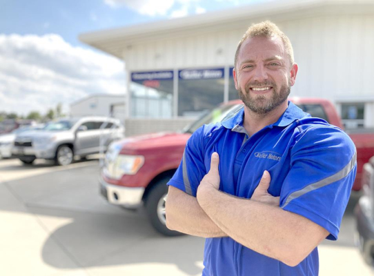 KYLE ROHLEDER took over duties as the new Sales Associate and Inventory Manager at Keller Motors in Palco on February 1st, 2022.