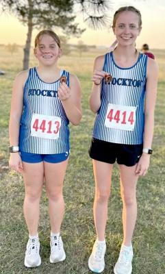 Mia Odle — 4th Place — Junior Varsity Race Cheyenne Hoeting — 6th Place — Varsity Race