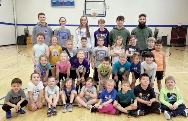 PARTICIPATING IN THE STOCKTON RECREATION BASKETBALL CAMP