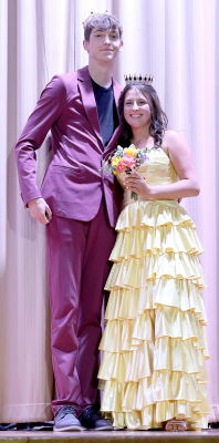 THE ROARING '20S MASQUERADE came to life during the Plainville High School Prom held on Saturday, April 24th. The highlight of the evening was the announcement of this year's King and Queen, Ben Rhinehart and Nadalyn Ganoung. (Photo Courtesy of PHS Yearbook)