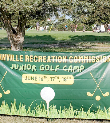 THE ROOKS COUNTY GOLF COURSE has been busy this week as the Plainville Recreation Commission sponsored a Golf Camp for second through twelfth grade kids.