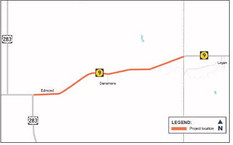 Roadwork underway on K-9 in Norton County