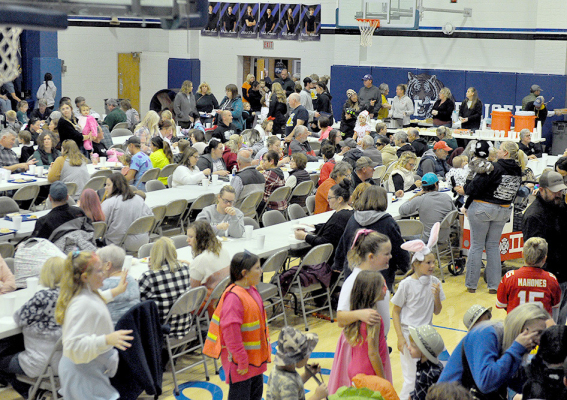STOCKTON FFA’S ANNUAL GOBLIN’S GLORY always draws a large crowd, and this year was no exception. The event kicked off with a soup supper, and ended with the crowning of the king and queen.Throughout the evening, attendees also enjoyed the parade of costumes, bingo, games, and an auction.