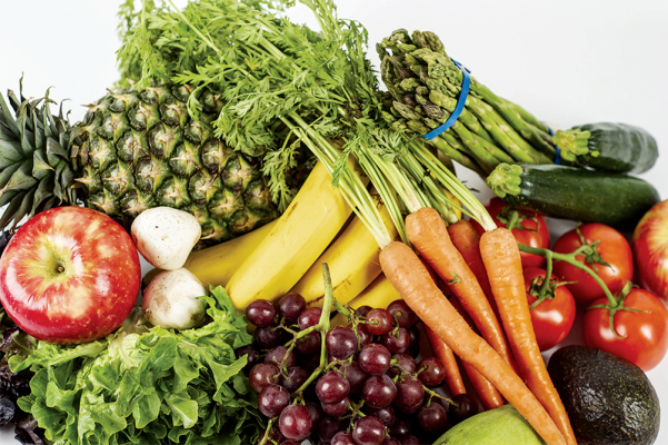 fruits and vegetables