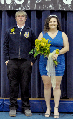 THIS YEAR’S GOBLIN’S GLORY KING AND QUEEN are Skylar King and Addie Struckhoff. They were crowned at the close of the event held on Thursday, October 20th.