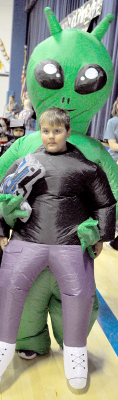 Judsten Cockrell at the Goblin’s Glory Parade held Oct. 27 in the Stockton High School Gym