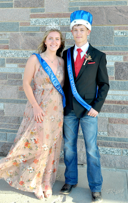 queen and king kyra gottfried and camden iwanski