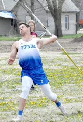 RYLAN BASART, on his last attempt of the day, threw the javelin 158- 09, a PR, to win the event at the Kaser Relays. Basart also had a PR in Shot Put, placing second with a toss of 43-03.