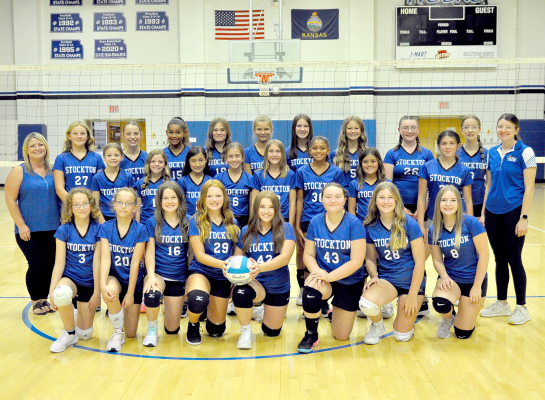 THE 2023 STOCKTON JUNIOR HIGH VOLLEYBALL TEAM